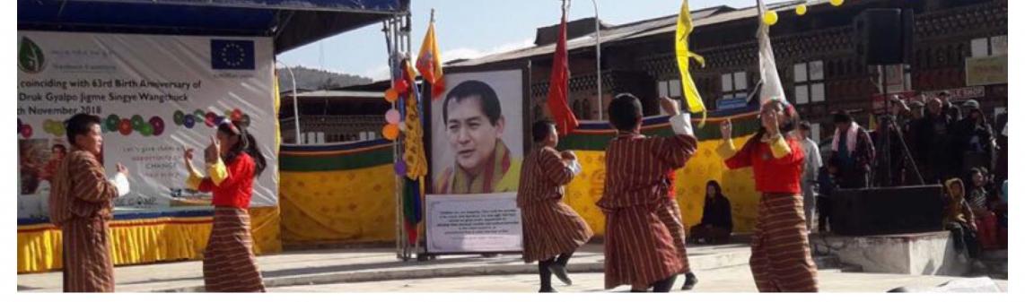 School children from various schools and ECCD centres under Paro Dzongkhag performs a number of cultural programs to mark the day.