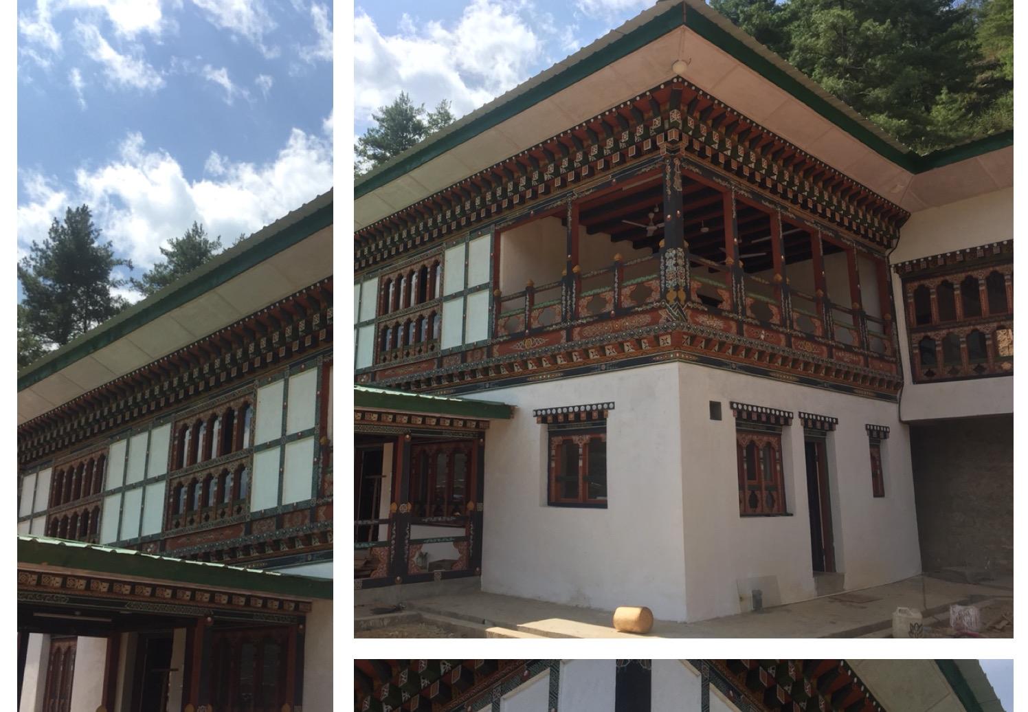 Dasho Dzongda's new residence at Jangsa.