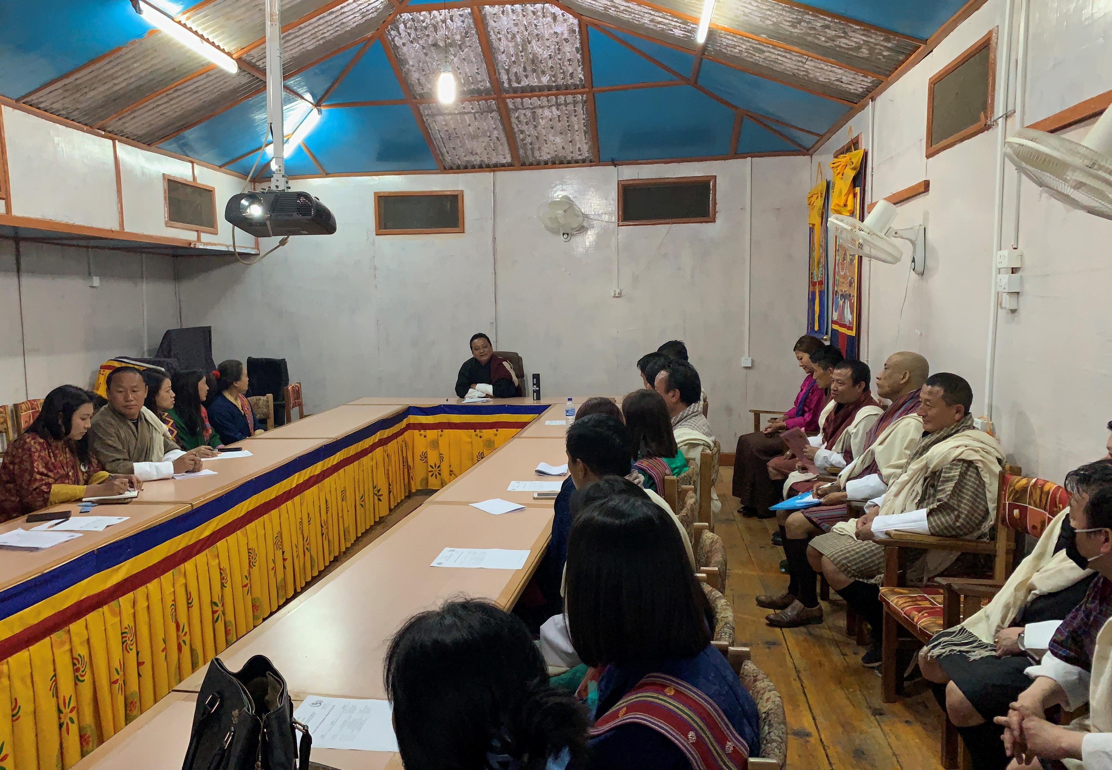 The DELC and relevant stakeholders meeting.