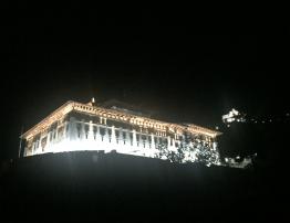 Night View of Paro Rinpung Dzong